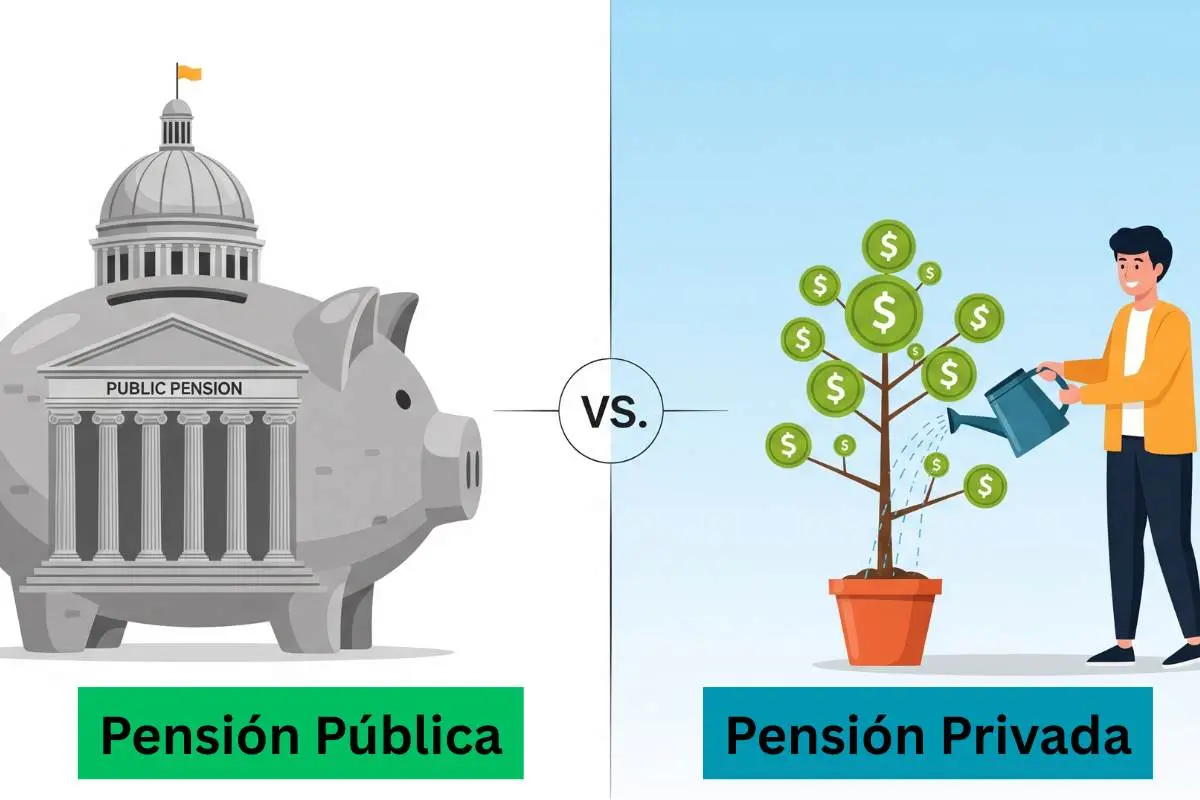 Plan de pensiones privado vs. público