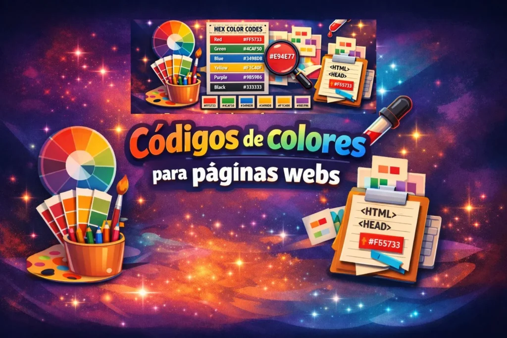 Códigos de Colores para Páginas Web