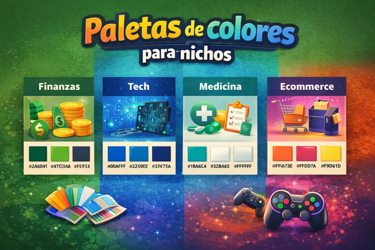 Paletas de colores para nichos