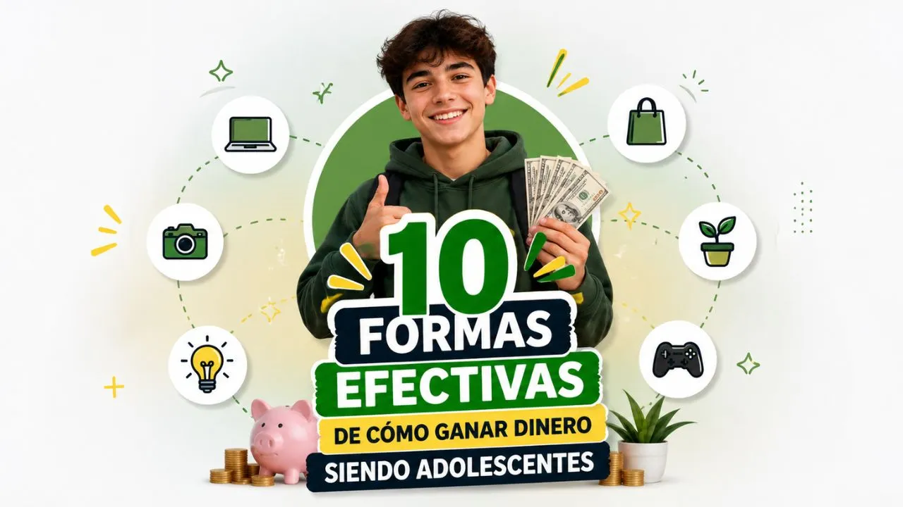 10 Formas Efectivas de Cómo Ganar Dinero Siendo Adolescentes