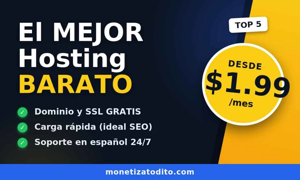 Mejor hosting barato