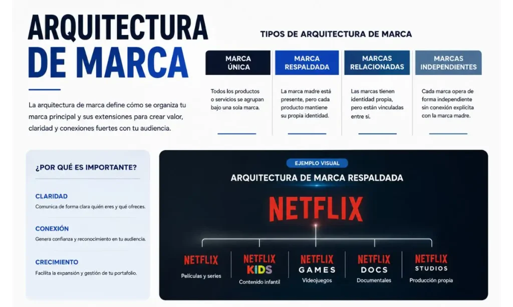 Arquitectura de Marca ejemplos