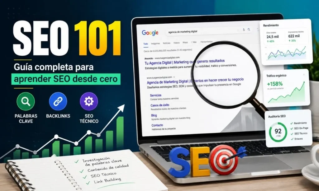 SEO 101 guía completa para aprender SEO desde cero