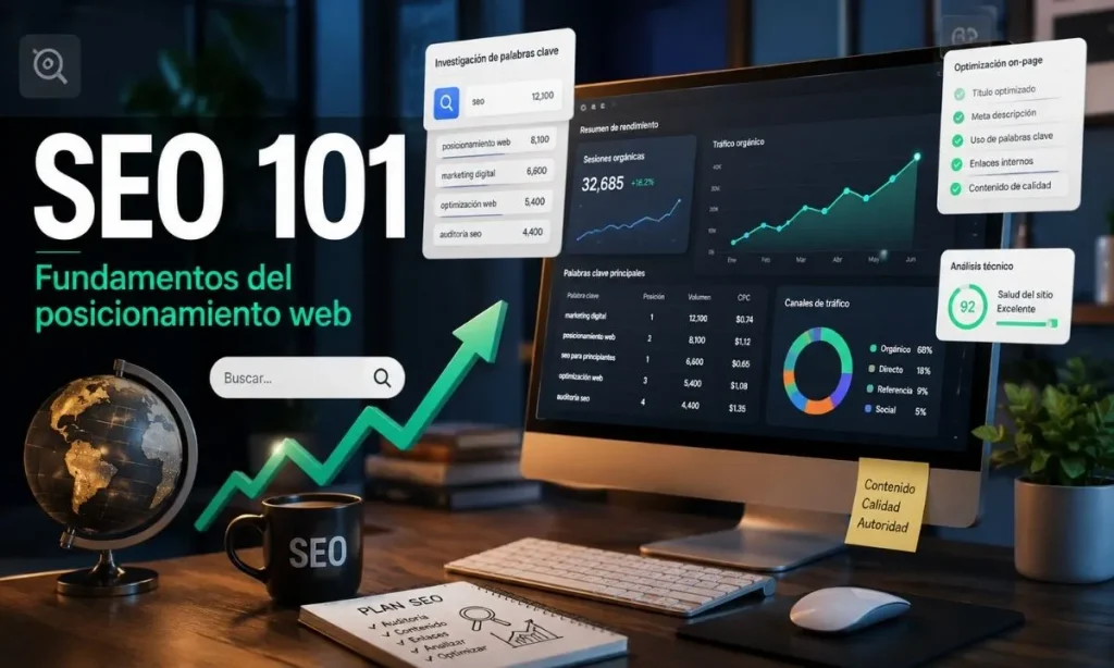 SEO 101 fundamentos del posicionamiento web y tráfico orgánico
