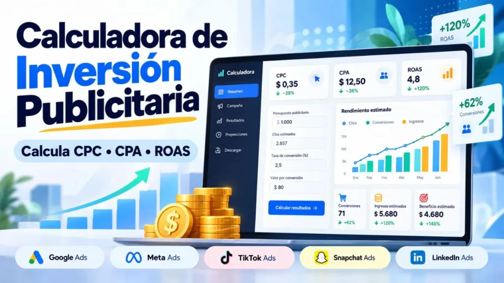 Calculadora de inversión publicitaria